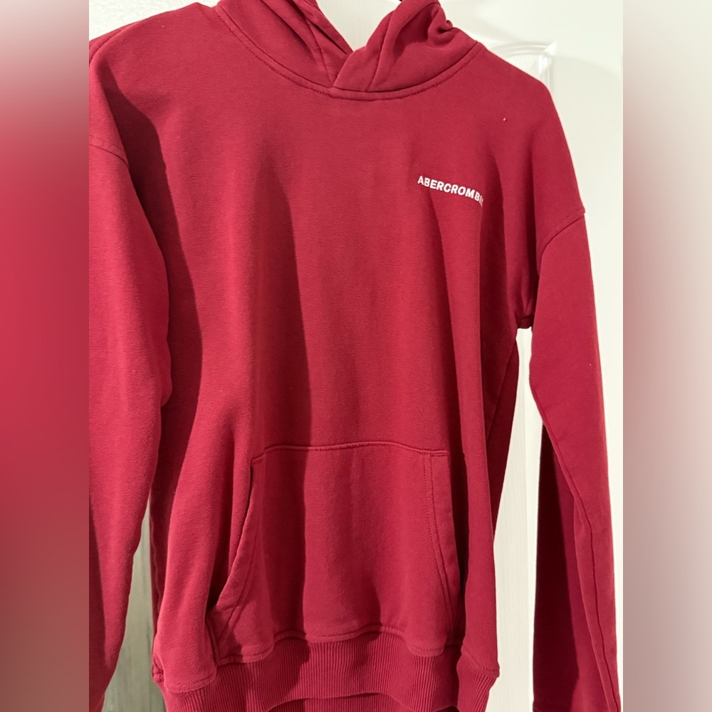 Abercrombie Kids Burgundy Crewneck Sweater